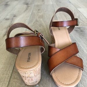 ✨Maurices Brown Wedge Sandals✨